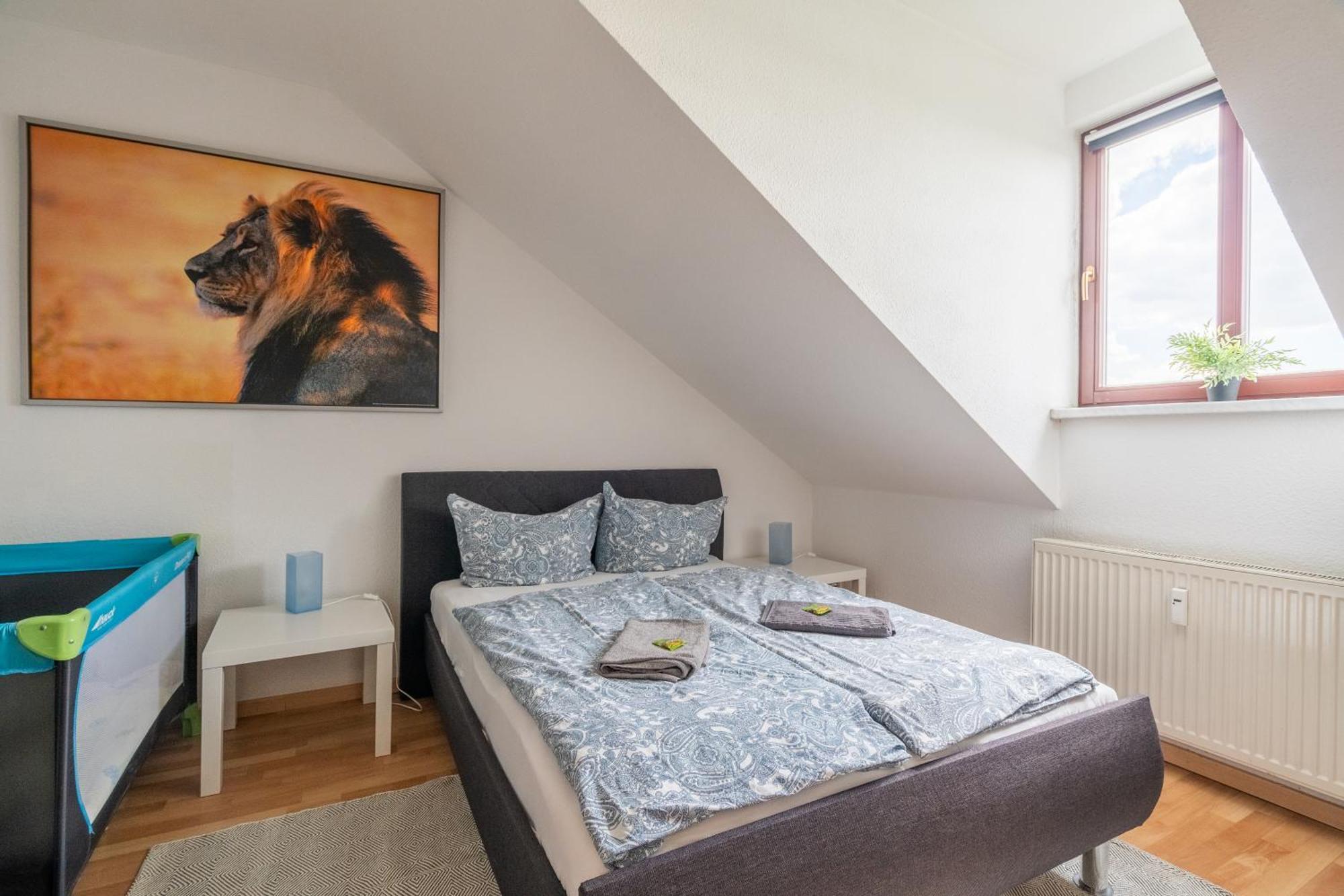 Gemuetliche Dachgeschosswohnung -Waldstrassenviertel Leipzig Buitenkant foto